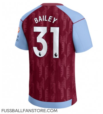 Aston Villa Leon Bailey #31 Replik Heimtrikot 2023-24 Kurzarm